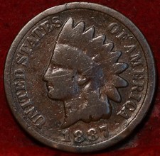 1887 Philadelphia Mint Indian Head Cent