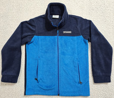 Columbia Youth Boys Fleece Zip Up Size Small 8 Blue
