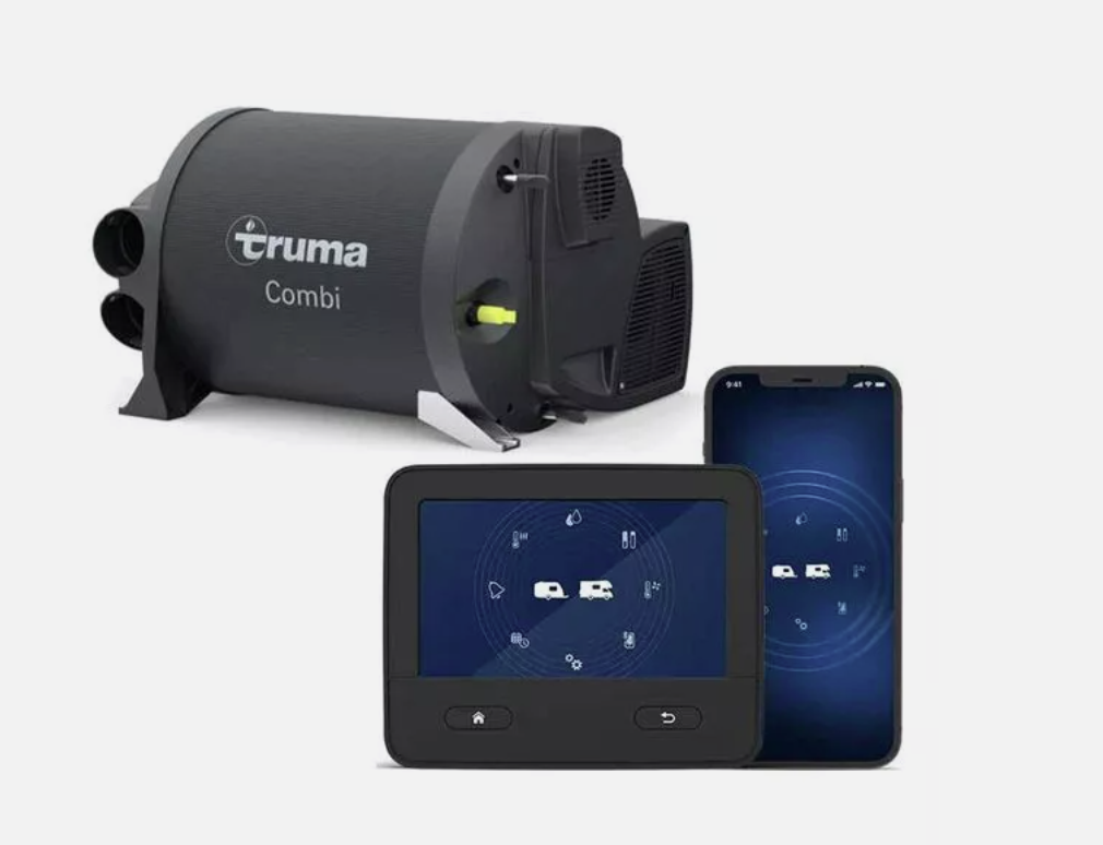 TRUMA 4E COMBI BOILER - With INET X Control Panel - Warm Air Heating & Hot Water