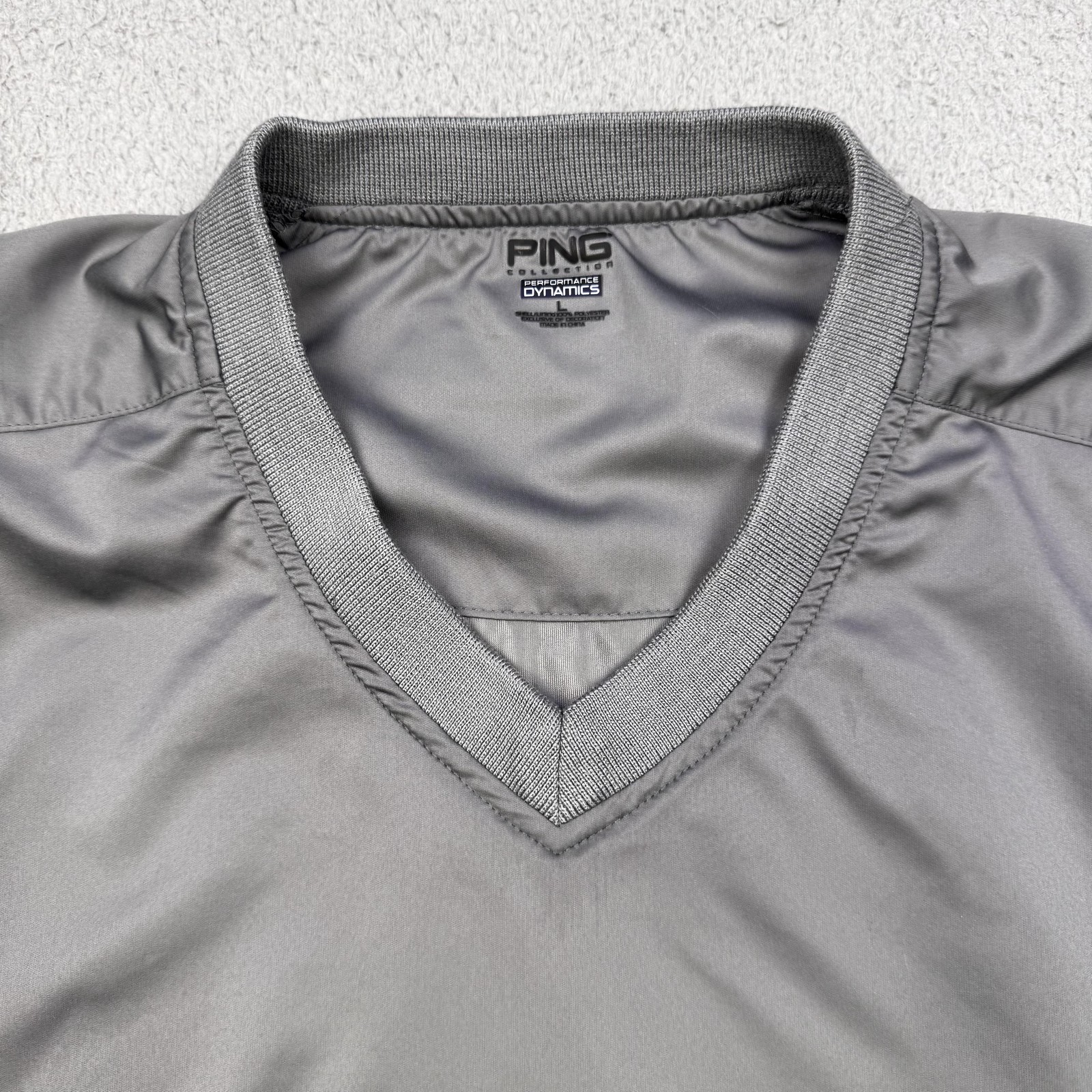 PING Pullover Jacket Mens Large Gray Performance … - image 2