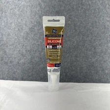 GE Advanced Silicone Caulk for Kitchen & Bathroom - 100% Waterproof Silicone J1