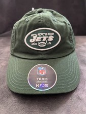 New York Jets Kids Cap Green NFL Hat Ages 4  7 Patch Logo NWT