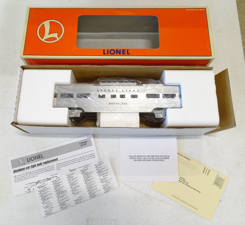 Lionel 6-19162 O Gauge Lionel Lines Aluminum Silver Sky Vista Dome Car - Picture 17 of 22