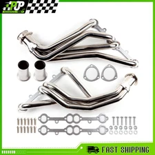 LONG TUBE SS RACING MANIFOLD HEADER EXHAUST FOR  GMT C/K 5.0/5.7 SBC 85 86 87-91