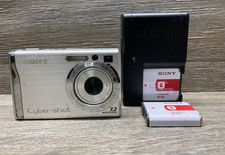 Vintage Sony Cyber-shot DSC-W80 7.2MP Digital Point Shoot Camera