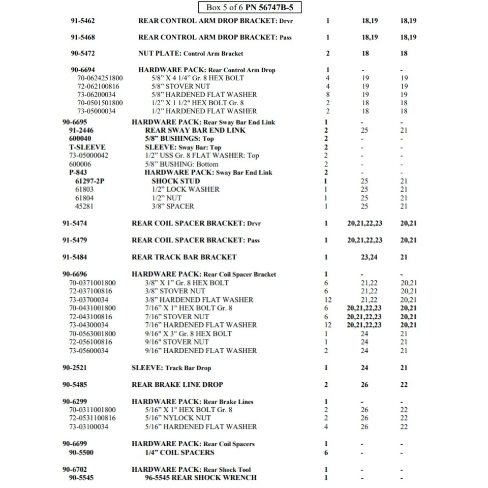 "Caja de componentes Pro Comp 6"" LIFT 56747B-5 para RAM 1500 2009-2018 4x4" Foto 2 de 4