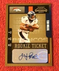 TATUM BELL BRONCOS OKLAHOMA STATE 2004 PLAYOFF CONTENDERS AUTO RC #175 (OK352)