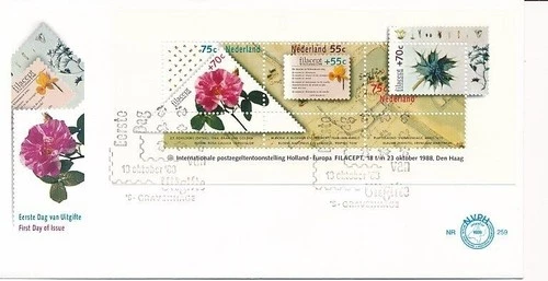 D57251 NVPH 259 FILACEPT '88 October 18 The Hague FDC Netherlands