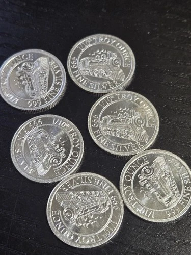 1/10 Oz Silver Round - Walking Liberty .999 Fine