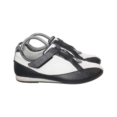 Jette, Sneaker, Größe: 40 1/2, Leder, Schwarz/Weiß, Damen #n25