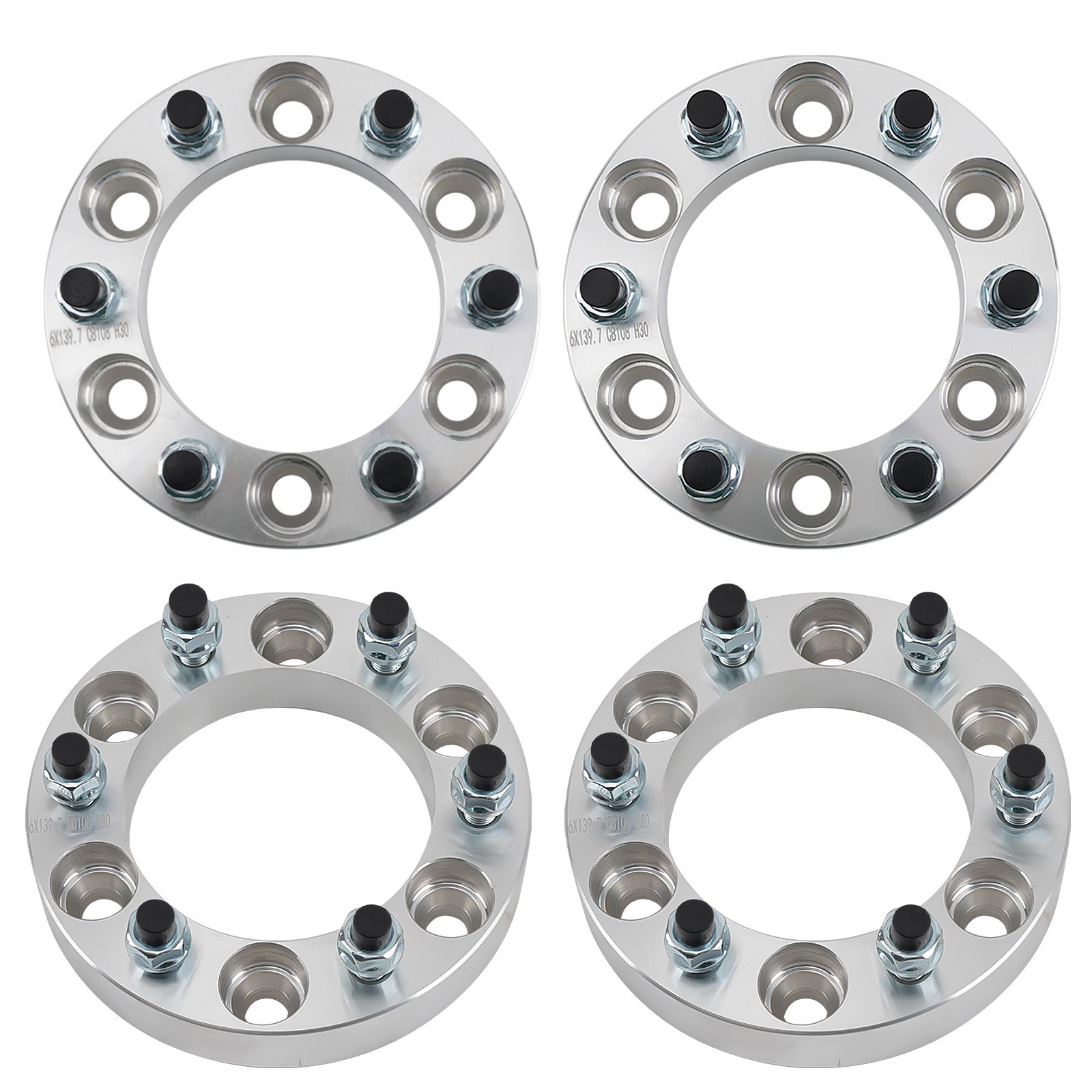 30mm Wheel Spacers 6x139.7 108mm For Isuzu Rodeo Axiom 2002-04 Vehicross 1999-01
