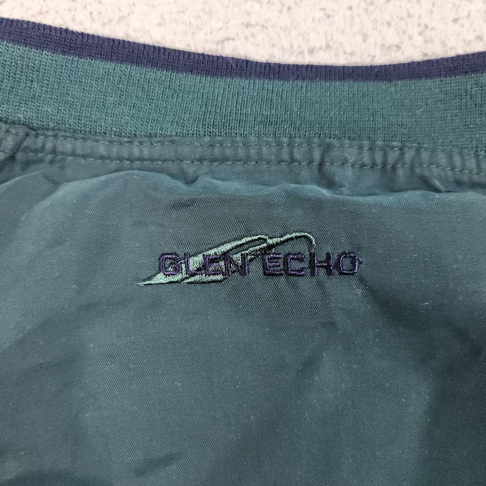 Glen Echo Pullover Mens Large Green Polyester Win… - image 8