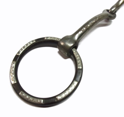 Vintage Loose Ring CAMPBELL #6707 Snaffle Horse Bit with Decorated Rings - Picture 6 of 6
