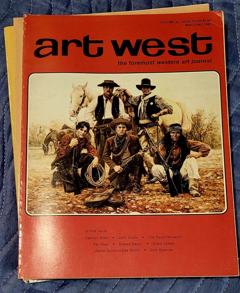 Art West the Foremost Western Art Journal Magazine 1983-1985 12 Issues Very Nice Foto 4 de 4