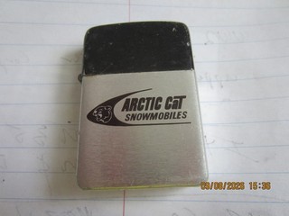 MOTOS DE NIEVE ARCTIC CAT ENCENDEDOR DE CIGARRILLOS PEDERNAL Y FLUIDO AÑOS 70 STORM KINGUSA
