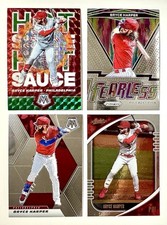 BRYCE HARPER 2021 PANINI ABSOLUTE, MOSAIC, PRIZM - BASE, INSERT, GREEN PARALLEL