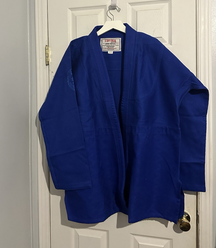 Contra Fight Gear Judo Kimono Gi Blue Adult Unisex Size 4/170