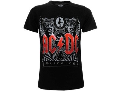 AC/DC T-Shirt Shirt BLACK ICE Hard Rock AC DC ORIGINAL Offiziell