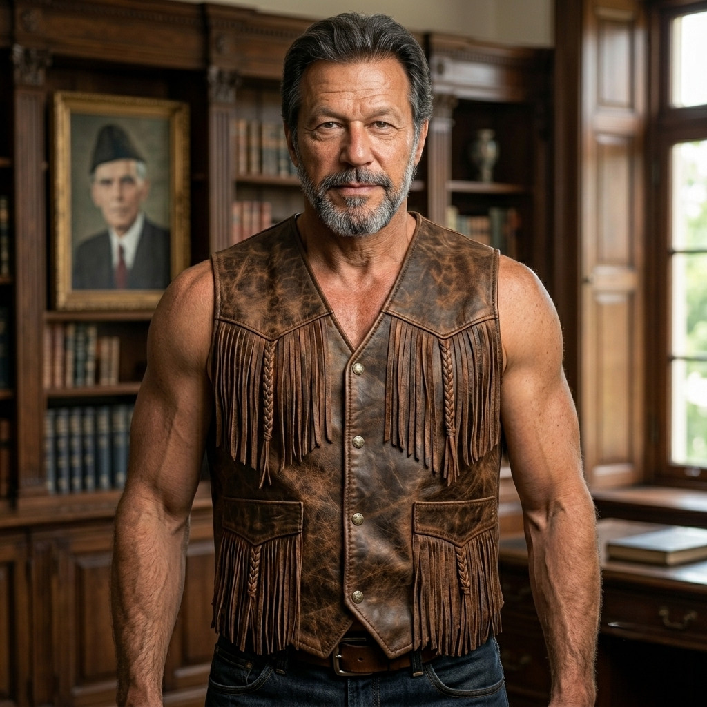 New Mens Genuine Leather Fringe Vest Vintage Brown Western Cowboy Tassel Gilet