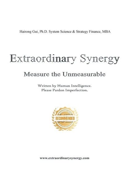 Extraordinary Synergy | Ph. D Hairong Gui | Taschenbuch | Englisch | 2023-image