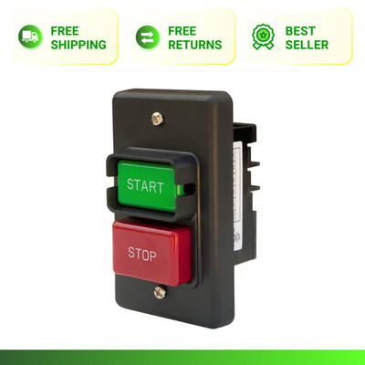 110/220V Single Phase On/Off Switch 2HP @120V / 3HP @230V Safety Push Button
