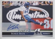2021 Upper Deck CFL Auto Boris Bede #71 Auto 0pz2