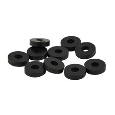 Danco 88569 Rubber Flat Washer, 1/2-Inch, 10-Pack, Carded , Black 0.5",