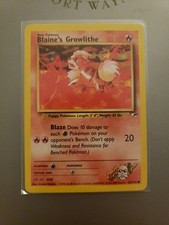 Pokémon TCG Blaine's Growlithe Gym Heroes 62/132 Regular NM on eBay