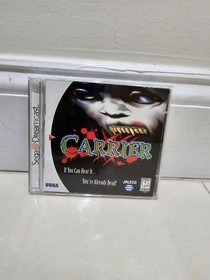 (Great Condition) Carrier(Sega Dreamcast) CIB W/Regis Card