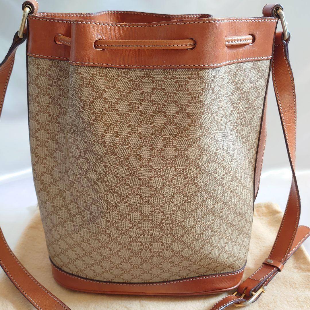Mint Condition CELINE Macadam Pattern Shoulder Bag - image 4