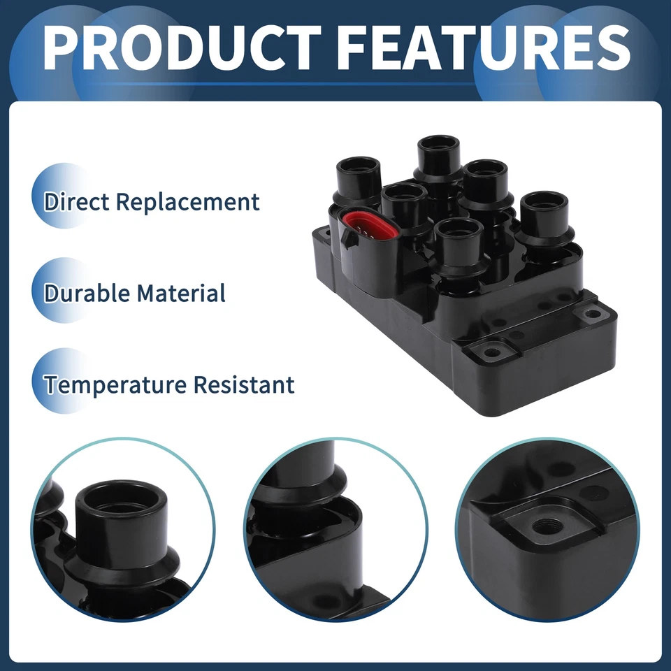 Ignition Coil Ignition Coil Pack No.19017114 for Ford Contour 1995-2000 Foto 4 de 4