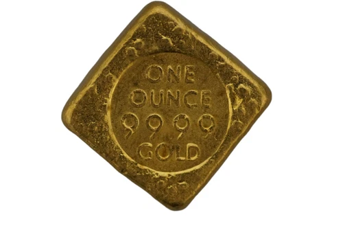 ABC Bullion Company One Ounce 9999 Gold Cast Bullion Bar - Picture 2 of 3