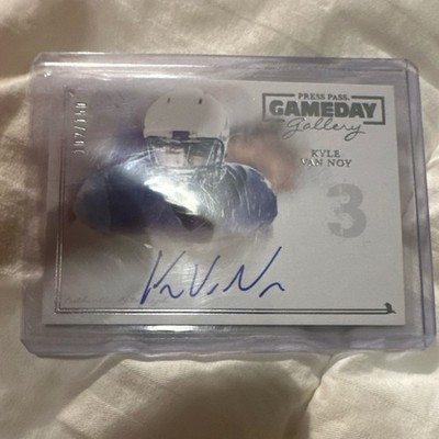Press Pass 2014 Gameday Gallery Kyle Van Noy Autographed Serial #GG-KVN /150
