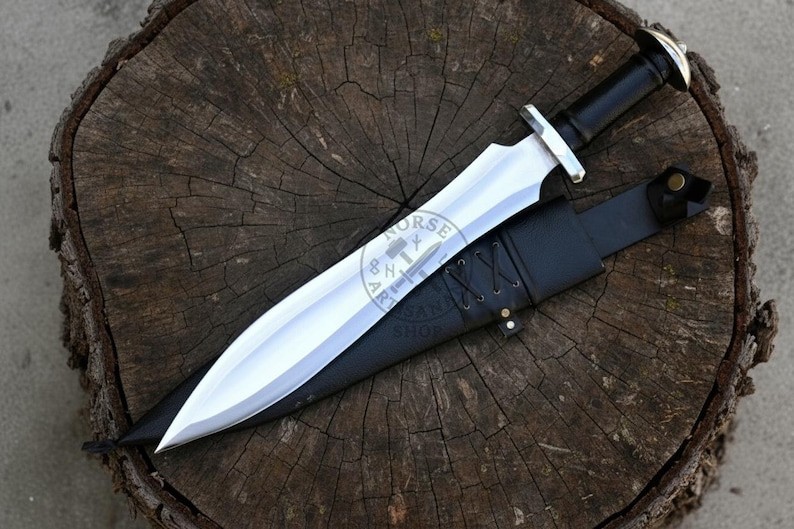Espada Corta Gladius Romana 22" | Espada Medieval Forjada a Mano con Funda Regalo