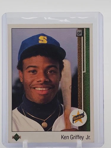 KEN GRIFFEY JR. 1989 UPPER DECK STAR ROOKIE BASEBALL RC #1 MARINERS B Q6277
