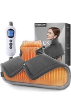 Heating Pad: Electric Heat Pad for Neck  Shoulders  Back - Weighted Instant...