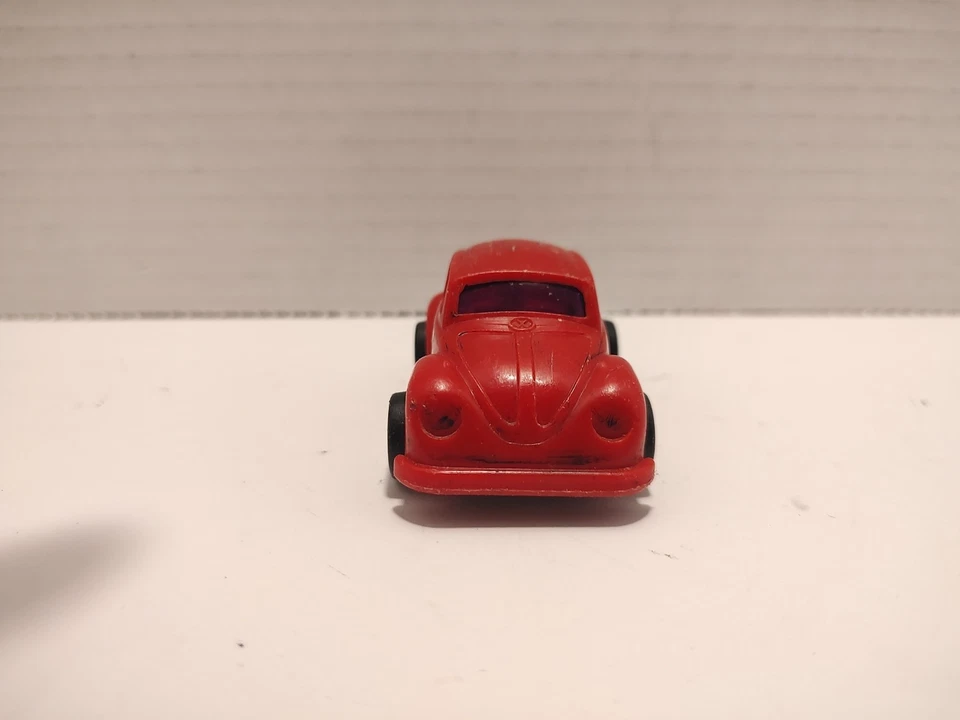 🔥 Buddy L 塑料和金属大众甲壳虫虫红色 2.5 英寸汽车老式日本 — 第 3/4 张图片