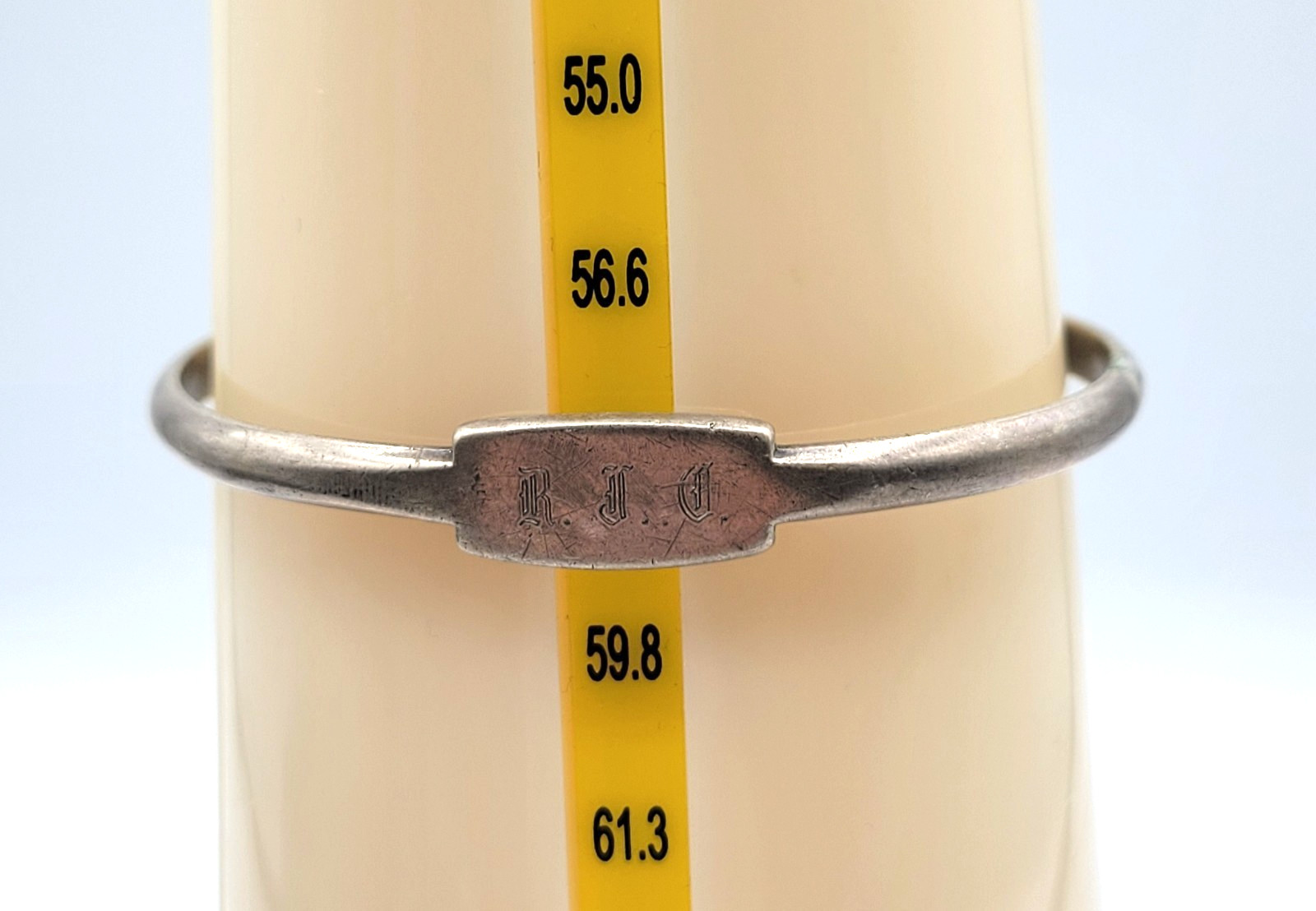 Sterling Silver Monogrammed Cuff - image 8