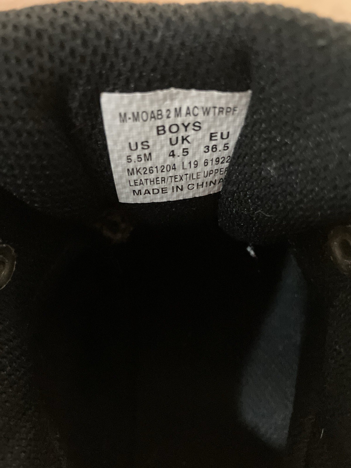 Stivali da trekking Merrell giovani taglia Scarpe da esterno impermeabili 5 5 Moab 2 marrone medio