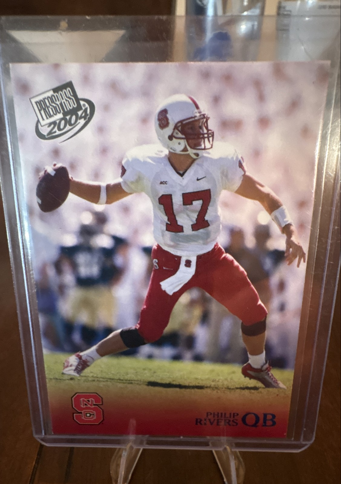 Philip Rivers Press Pass #B8 Blue Foil