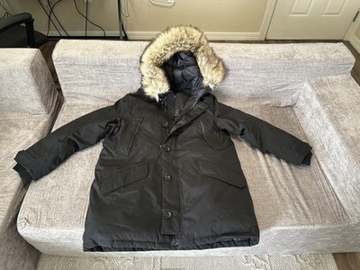 New 1XB Polo Ralph Lauren Faux Fur Black Duck Down Parka Jacket Packable Pony