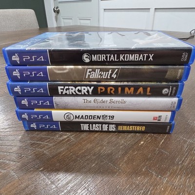 PS4 Assorted 6 Game Lot TESTED PlayStation 4