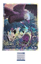 Foo Fighters Signed Autographed Holographic Eugene, OR 18x24 Poster ACOA