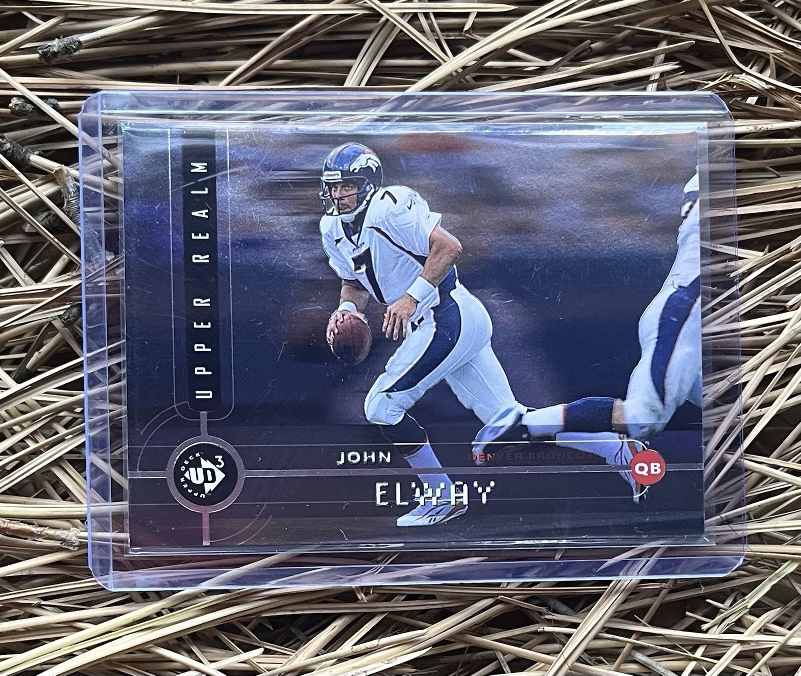 1998 Upper Deck UD3 Football John Elway Upper Realm Card #UR37