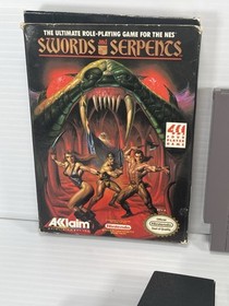 Swords and Serpents (Nintendo Entertainment System, NES) with BOX Tested