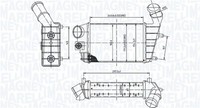 Magneti Marelli LadeluftküHler 351319204460 FüR Alfa 147 GT JTD 937 AXD1A BXD1A
