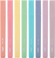 Mr. Pen- Aesthetic Cute Pastel Highlighters Set, 8 Pcs, Chisel Tip, Candy Colors