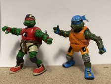 Product Image: Vintage Ninja Turtles 2003 Rapael & Leonardo Extreme Sports Lot Of Two (2) 