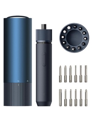 Electric Screwdriver Cordless Rechargeable 3.6V USB C LED HOTO Bits