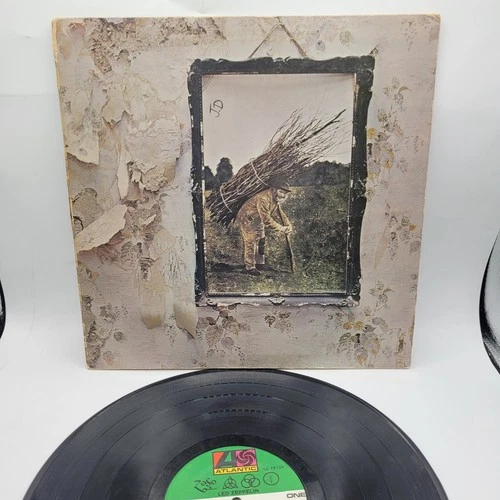 Led Zeppelin Self Titled Vintage Vinyl LP 1971 Atlantic Record Album VG